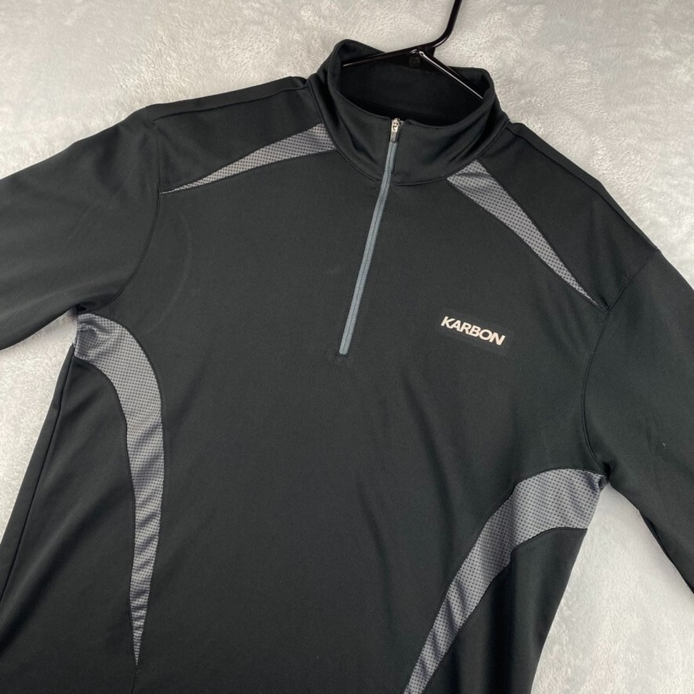 Karbon 1/4 Zip Pullover Mens XL Mercury Alps Base Mid Layer Performance Wicking